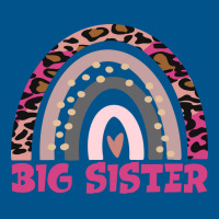 Big Sister Funny Gift Leopard Rainbow Fun Design G Classic T-shirt | Artistshot