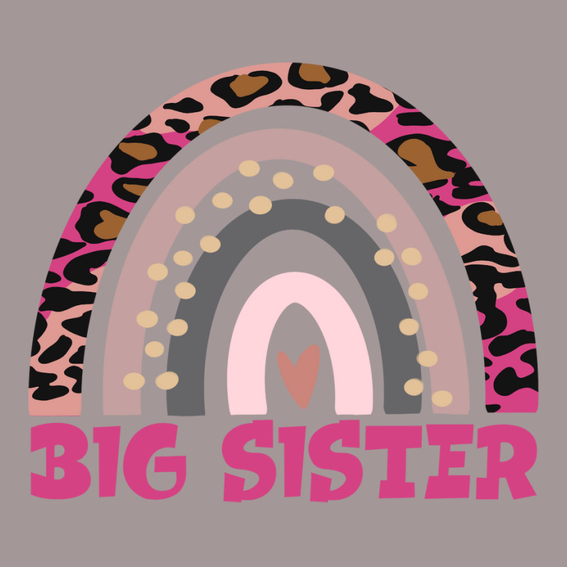 Big Sister Funny Gift Leopard Rainbow Fun Design G Vintage Short by kuranaszondyv | Artistshot