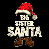 Funny Big Sister Santa Festive Family Christmas Ma V-neck Tee | Artistshot