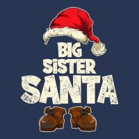 Funny Big Sister Santa Festive Family Christmas Ma Men Denim Jacket | Artistshot