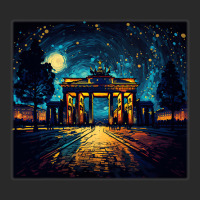 Surrealism Starry Night Brandenburg Gate Printed Hat | Artistshot