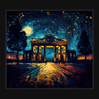 Surrealism Starry Night Brandenburg Gate Graphic T-shirt | Artistshot