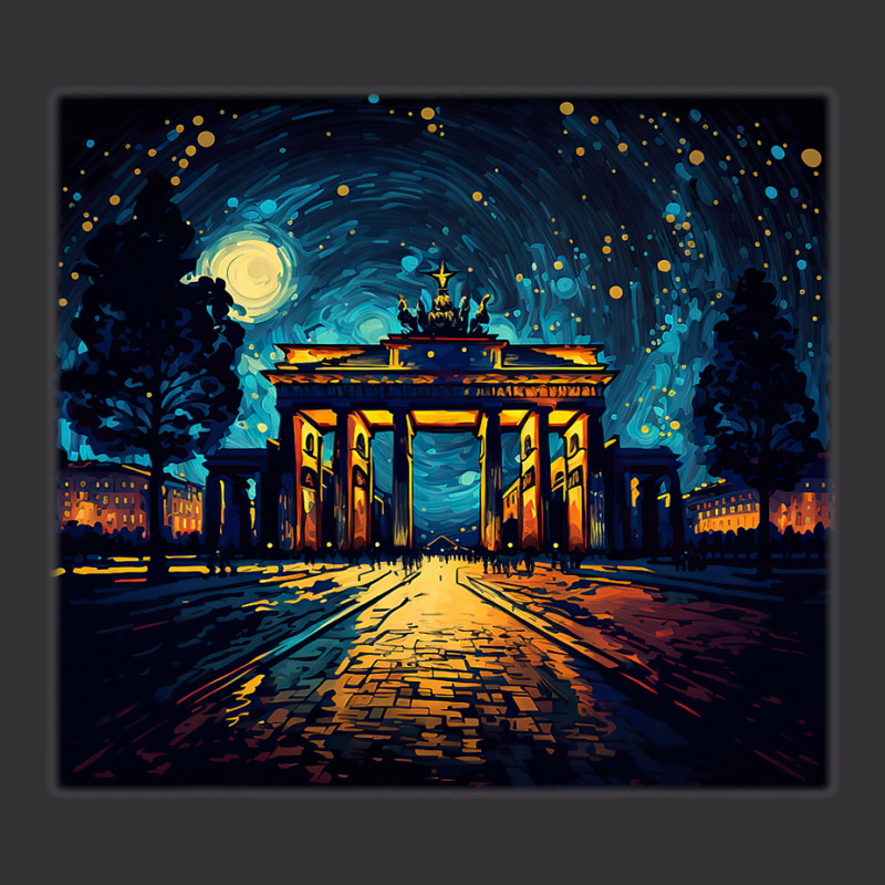 Surrealism Starry Night Brandenburg Gate Vintage Hoodie by JOSEPHADAMS | Artistshot