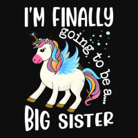 Im Finally Going To Be A Big Sister Announcement S Crop Top | Artistshot