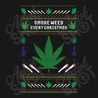 Smoke Weed Ugly Sweater Flannel Shirt | Artistshot