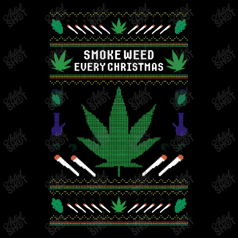 Smoke Weed Ugly Sweater Pocket T-shirt | Artistshot