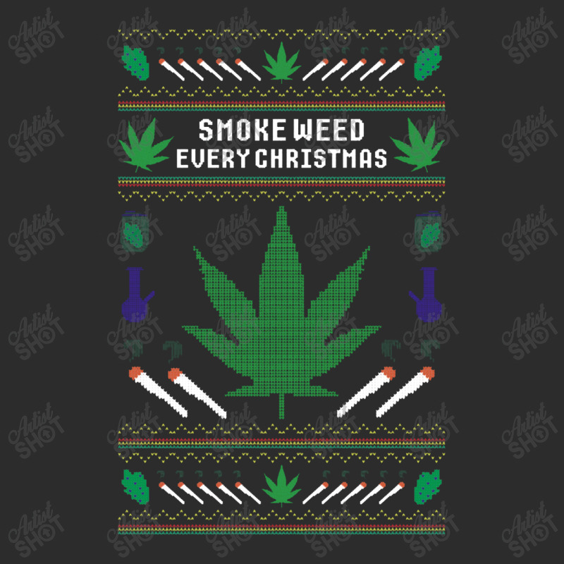 Smoke Weed Ugly Sweater Exclusive T-shirt | Artistshot