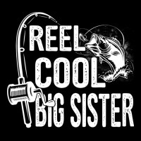 Reel Cool Big Sister Funny Fishing Fathers Day Gif Long Sleeve Shirts | Artistshot