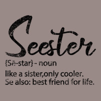 Seester Definition Funny Sister Best Friend For Li Vintage T-shirt | Artistshot