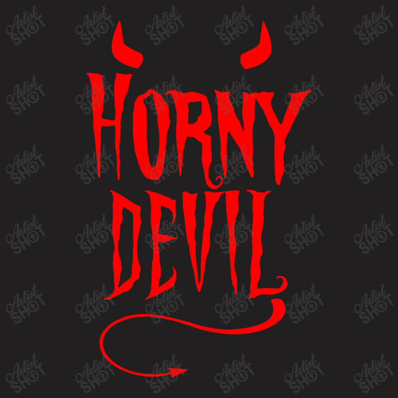 Devil Sinner Horns Tail T-shirt | Artistshot