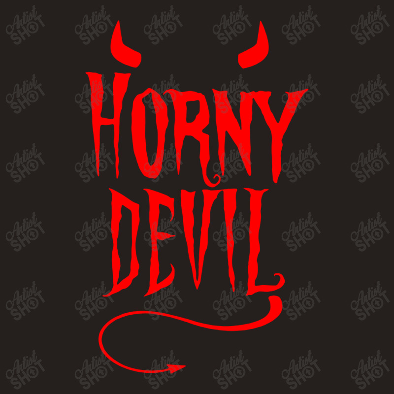 Devil Sinner Horns Tail Tank Top | Artistshot