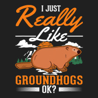 I Just Really Like Groundhogs Ok Marmot 1 Ladies Polo Shirt | Artistshot