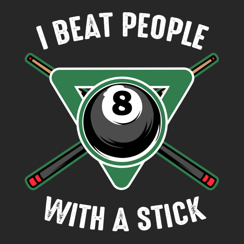 I Beat People With A Stick Billiards Funny Ball Po Men's T-shirt Pajama Set | Artistshot