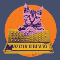 Cool Cat Synthesizer Music Producer Design Vintage Short | Artistshot