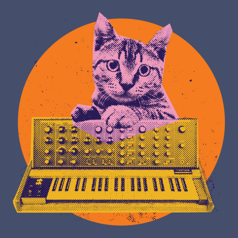 Cool Cat Synthesizer Music Producer Design Vintage Short | Artistshot