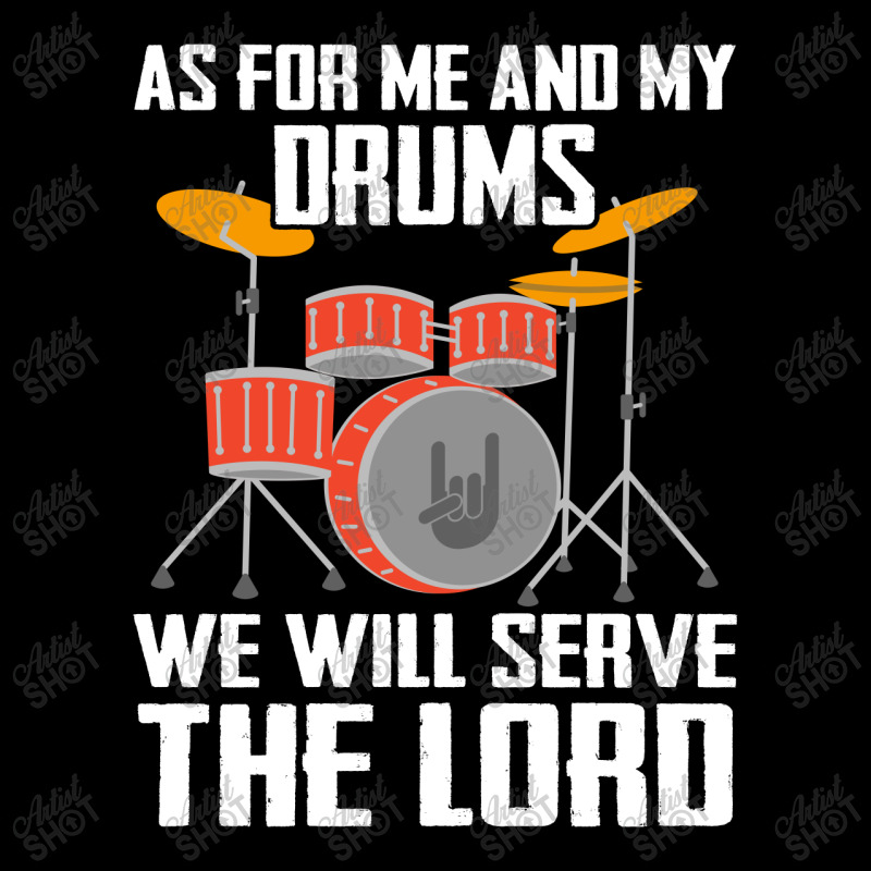 As For Me And My Drums We Will Searve The Lord V-Neck Tee by hoainv | Artistshot