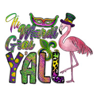 Mardi Gras Shirt Women Men Flamingo Carnival Costu Sticker | Artistshot