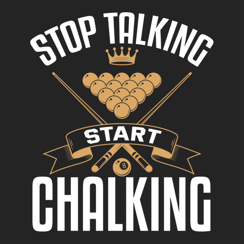 Stop Talking Start Chalking 3/4 Sleeve Shirt | Artistshot