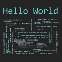 Hello World   Computer Programming Languages T Shi 3/4 Sleeve Shirt | Artistshot