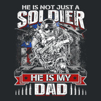 My Dad Is A Soldier Proud Army Dad Fathers Day Crewneck Sweatshirt | Artistshot