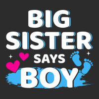 Gender Reveal Sister Says Boy Matching Family Ba R Exclusive T-shirt | Artistshot