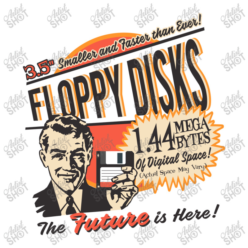 Floppy Disk Retro 3/4 Sleeve Shirt by Alema Art | Artistshot