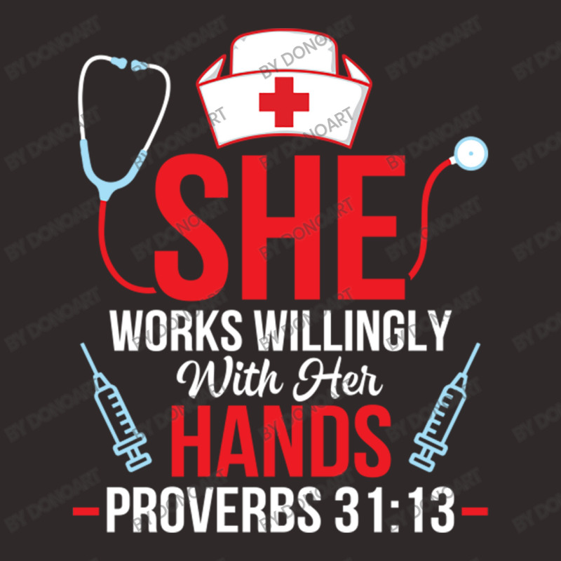 She Works Willingly With Her Hands Proverbs 3113 N Racerback Tank by DonoArt | Artistshot