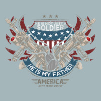 My Father Is A Soldier Proud Army Sondaughter Unisex Sherpa-lined Denim Jacket | Artistshot