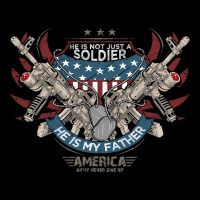 My Father Is A Soldier Proud Army Sondaughter Men's 3/4 Sleeve Pajama Set | Artistshot