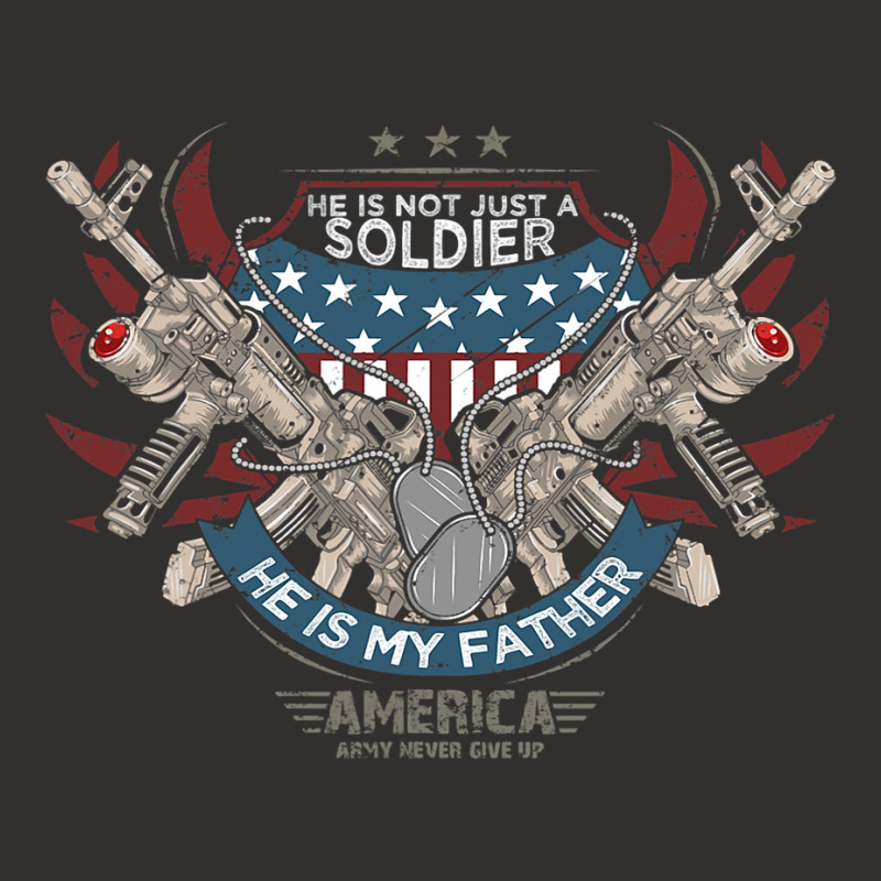 My Father Is A Soldier Proud Army Sondaughter Champion Hoodie | Artistshot