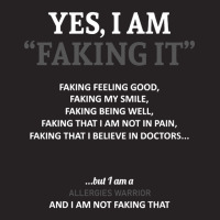 Limited Edition Allergies Awareness I Am Faking It Vintage Cap | Artistshot