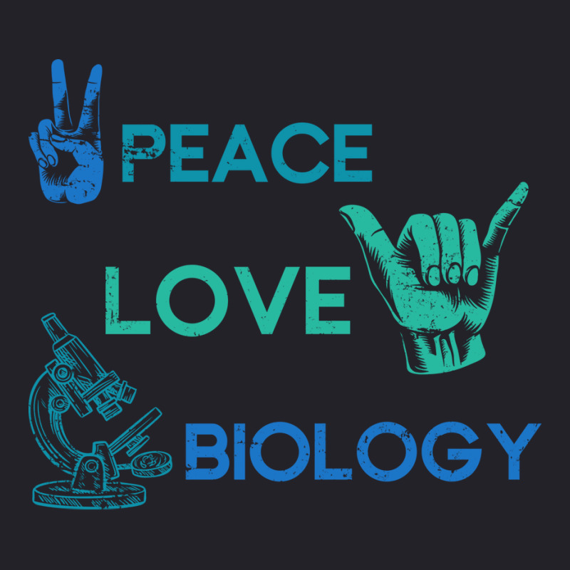 Peace Love Science Hippie Biology Girl Unisex Sherpa-Lined Denim Jacket by limverjobetg | Artistshot