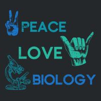 Peace Love Science Hippie Biology Girl Crewneck Sweatshirt | Artistshot