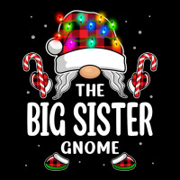 The Big Sister Gnome Matching Family Christmas Red Unisex Jogger | Artistshot