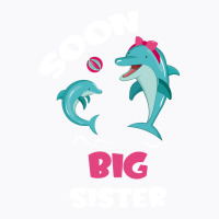 Soon Big Sister Dolphin Lover Red T-shirt | Artistshot