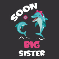 Soon Big Sister Dolphin Lover Red Vintage Short | Artistshot