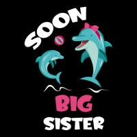 Soon Big Sister Dolphin Lover Red Fleece Short | Artistshot