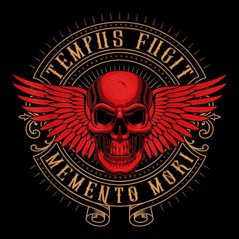 Tempus Fugit Memento Mori Latin Phrase T Shirt Kids Cap by validokel | Artistshot