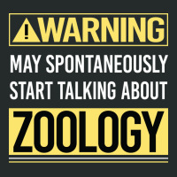 Warning About Zoology Zoologist Aesthetic Women's Triblend Scoop T-shirt | Artistshot