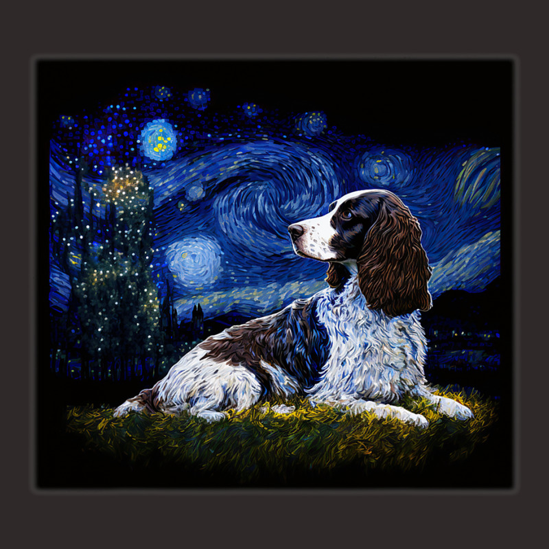 Surrealism Starry Night English Springer Spaniel D Racerback Tank | Artistshot