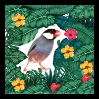 Bird Isolated Throw Tropical Leaves Retro Adjustable Cap | Artistshot