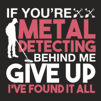 Funny Metal Detecting 1 Ladies Fitted T-shirt | Artistshot