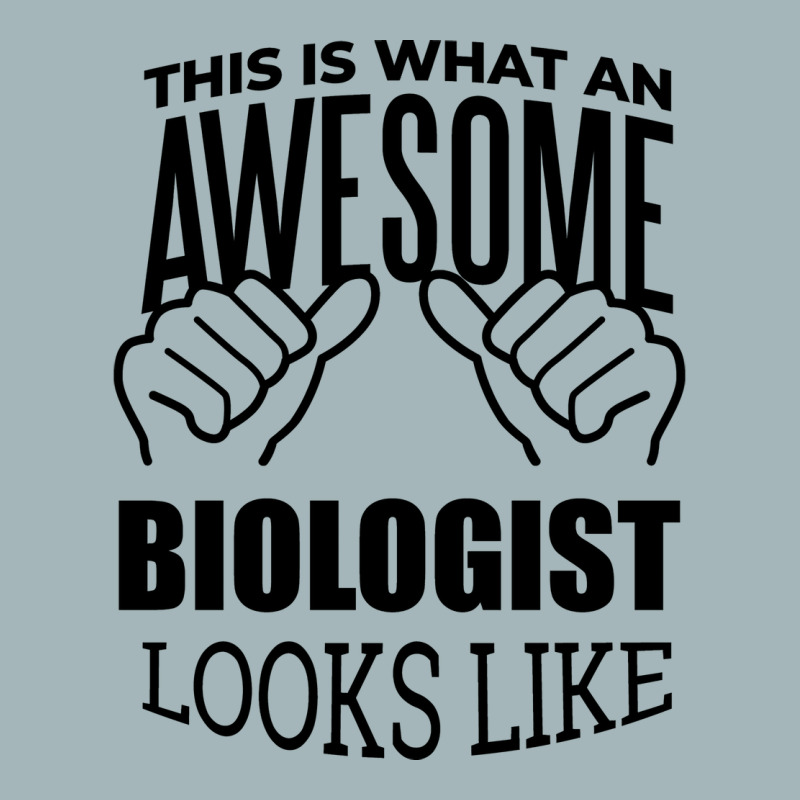 Awesome And Funny This Is What An Awesome Biology Unisex Sherpa-lined Denim Jacket | Artistshot