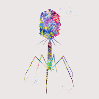 Bacteriophage Blue Pocket T-shirt | Artistshot