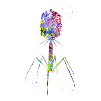 Bacteriophage Blue Long Sleeve Shirts | Artistshot