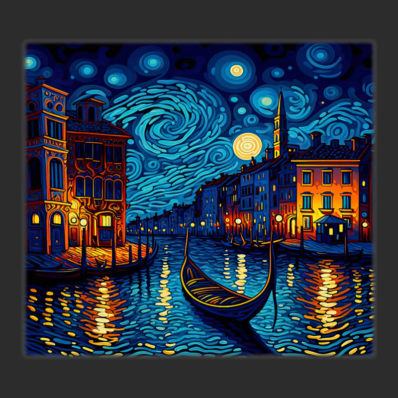 Surrealism Starry Night Grand Canal Exclusive T-shirt | Artistshot