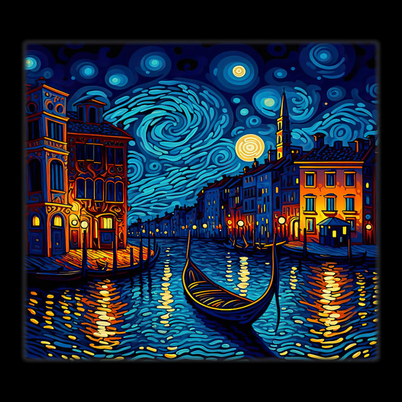 Surrealism Starry Night Grand Canal Lightweight Hoodie | Artistshot