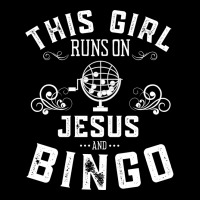 This Girl Runs On Jesus And Bingo Retro Kids Cap | Artistshot