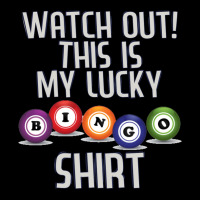 Watch Out This Is My Lucky Funny Bingo Player Nove Cropped Sweater | Artistshot