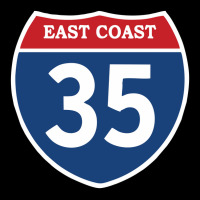 Highway 35 East Coast Zipper Hoodie | Artistshot